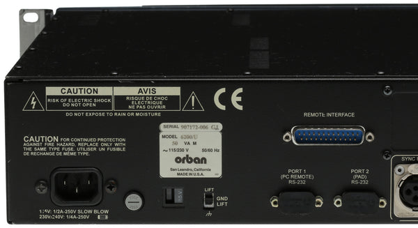 Orban Optimod 6200 DAB Streaming Podcast Processor 5-Band AES Digital Audio XLR-www.prostudioconnection.com