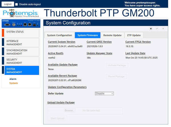 Protempis Thunderbolt PTP GM200 GPS GNSS OCXO NTP Network Time Server w/ Antenna-www.prostudioconnection.com