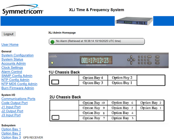 Symmetricom XLi High Stab. OCXO UPGRADED GPS 10MHz Oscillator NTP Time Server-www.prostudioconnection.com