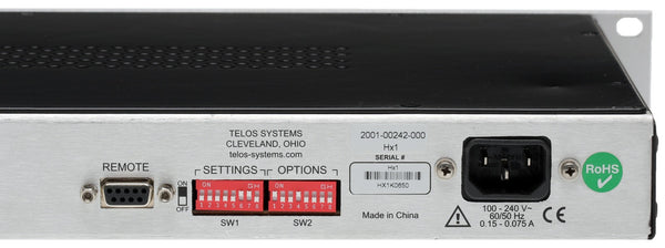 Telos HX1 Digital Hybrid Broadcast Phone Line Audio Console Interface IFB VGC-www.prostudioconnection.com