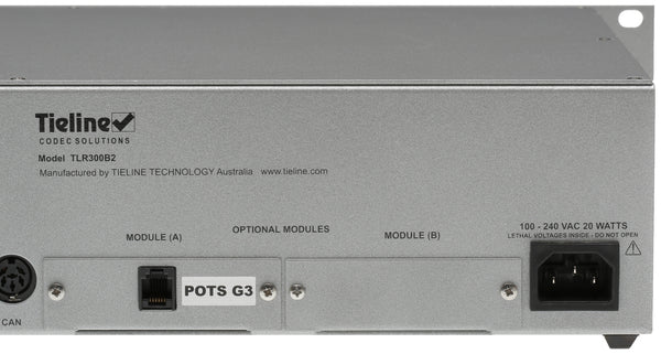 Tieline TLR300B2 Commander G3 IP POTS/PSTN Broadcast Audio Codec Rackmount AoIP-www.prostudioconnection.com