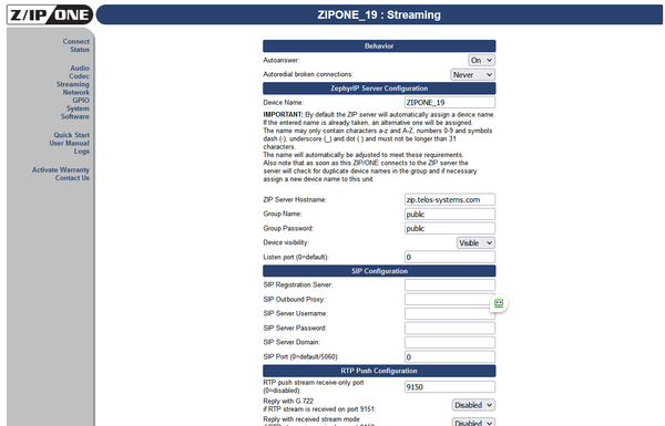 Telos Z/IP ONE Remote Studio Codec Audio Over IP Internet Transmission Endpoint-www.prostudioconnection.com