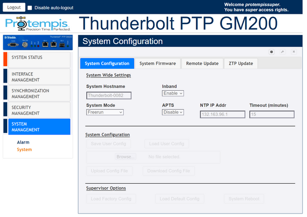 Protempis Thunderbolt PTP GM200 GPS GNSS OCXO NTP Network Time Server w/ Antenna-www.prostudioconnection.com