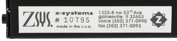 Z-Sys Z-8.8 1U AES Digital Detangler XLR BNC Coax TOSlink Audio Patchbay Router-www.prostudioconnection.com