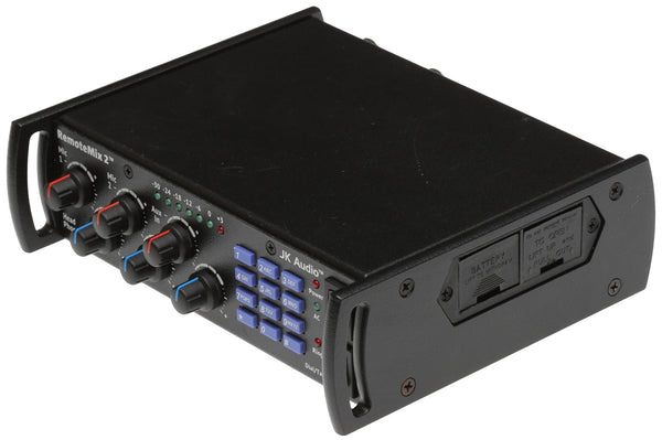 JK Audio RemoteMix 2 Portable Sports Field Mixer Remote Mix Broadcast Hybrid IFB-www.prostudioconnection.com