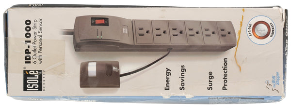 WattStopper IDP-1000 Isole Motion Sensing 6 Way Power Strip PIR Occupancy Sensor-www.prostudioconnection.com