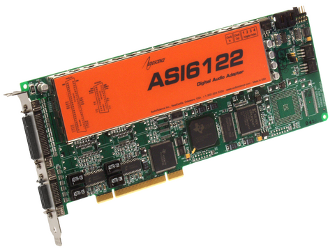 AudioScience ASI6122 Multichannel AES & Balanced Analog Broadcast PCI Sound Card [Refurbished]-www.prostudioconnection.com