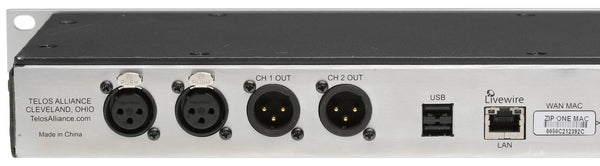 Telos Z/IP ONE Remote Studio Codec Audio Over IP Internet Transmission Endpoint-www.prostudioconnection.com