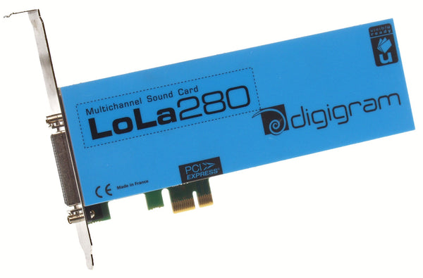 Digigram LoLa 280 Logging Skimmer 8 Channel HD Audio Recording PCIe Sound Card-www.prostudioconnection.com