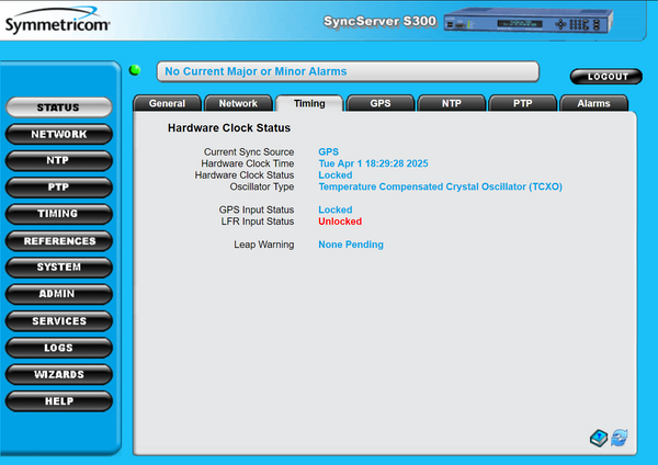 Symmetricom SyncServer PTP S300 UPGRADED GPS NTP Network Time Server NEW DISPLAY-www.prostudioconnection.com