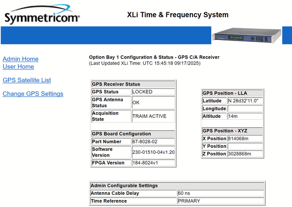 Symmetricom XLi OCXO UPGRADED GPS 10MHz LPN Oscillator NTP Time Server LOADED!!-www.prostudioconnection.com