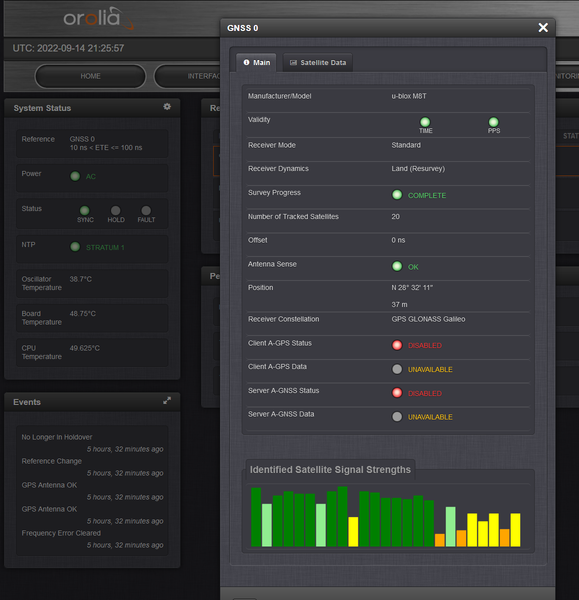 Spectracom 9483 NENA ASCII NetClock OCXO GPS & GLONASS NTP Network Time Server-www.prostudioconnection.com