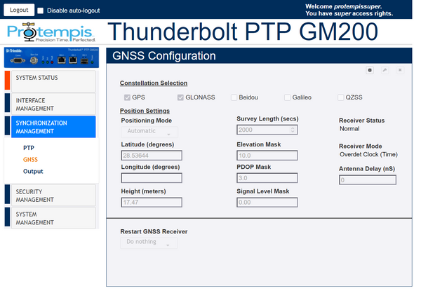 Protempis Thunderbolt PTP GM200 GPS GNSS OCXO NTP Network Time Server w/ Antenna-www.prostudioconnection.com