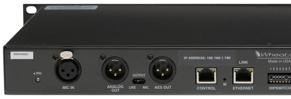 Wheatstone Vorsis M-1 AES Digital 96KHz Voice Processor Preamp Compressor M1-www.prostudioconnection.com