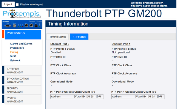 Protempis Thunderbolt PTP GM200 GPS GNSS OCXO NTP Network Time Server w/ Antenna-www.prostudioconnection.com