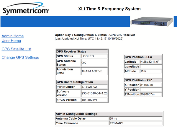 Symmetricom XLi High Stab. OCXO UPGRADED GPS 10MHz Oscillator NTP Time Server-www.prostudioconnection.com