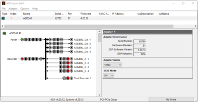 AudioScience ASI5541 Broadcast Multichannel Quad AES/EBU Digital PCI Sound Card-www.prostudioconnection.com