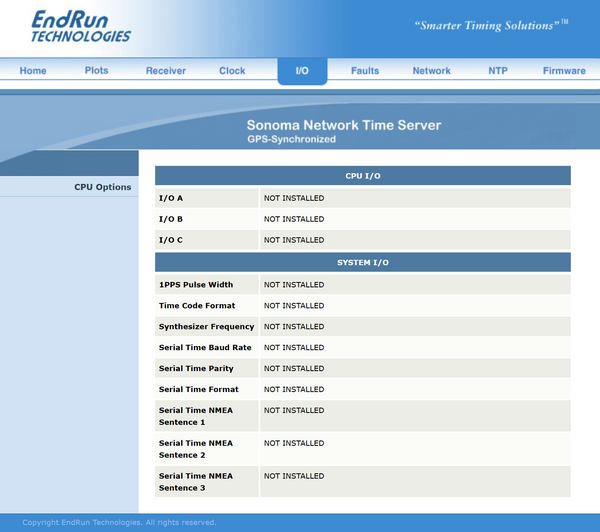 Endrun Technologies Sonoma D12 GPS OCXO NTP Network Time Server w HTTP & Dual AC-www.prostudioconnection.com