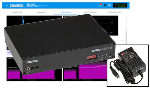 Comrex BRIC-Link II Broadcast Audio Over IP Duplex Digital Codec w/ Opus & AAC [Used]-www.prostudioconnection.com