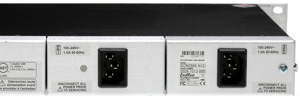 Endrun Technologies Sonoma N12 GPS OCXO Network PTP 1588 Master NTP Time Server-www.prostudioconnection.com