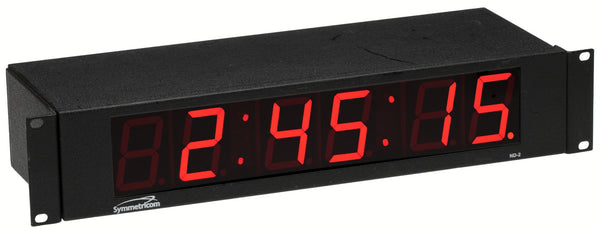 Symmetricom ND-2 NTP Internet IP Synchronized Red LED Wall Clock Ethernet ND2 [Refurbished]-www.prostudioconnection.com