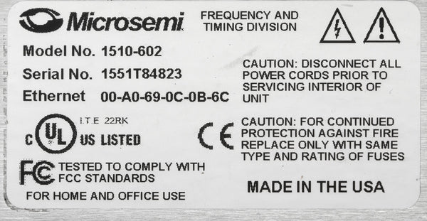 Symmetricom XLi OCXO UPGRADED GPS LPN 10MHz Oscillator NTP Time Server IRIG-B-www.prostudioconnection.com