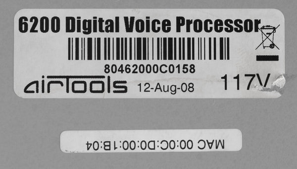 Airtools Symetrix 6200 Digital Mic Preamplifier Voice Speech Processor Voiceover-www.prostudioconnection.com