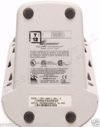 Coherent Call Port VoIP Echo Canceling PC Speakerphone Skype Duplex Adapter LNIB [Used]-www.prostudioconnection.com