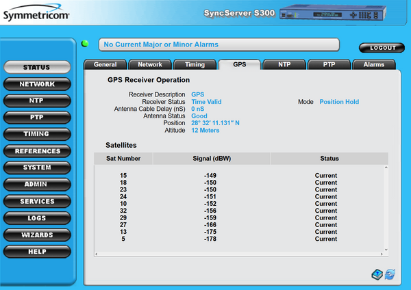 Symmetricom SyncServer PTP S300 UPGRADED GPS IEEE-1588 NTP Network Time Server-www.prostudioconnection.com