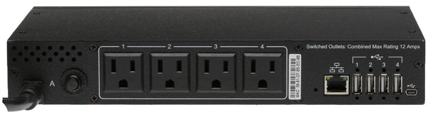 DataProbe iBoot PDU4-N15 15A Internet Remote Controlled Power Switch Reboot Bar-www.prostudioconnection.com