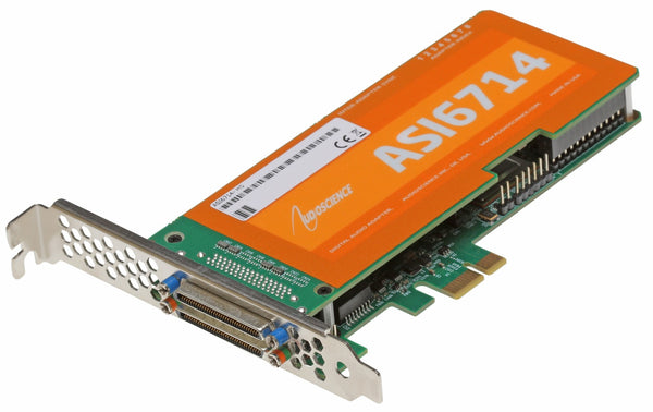 AudioScience ASI6714 Broadcast 4Ch AES Digital & Balanced Analog PCIe Sound Card-www.prostudioconnection.com