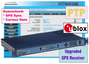 Symmetricom SyncServer PTP S300 ublox UPGRADED GPS NTP Network Time Server-www.prostudioconnection.com