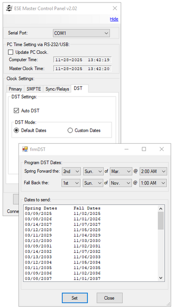 ESE ES-102U UPGRADED ublox GPS SMPTE/EBU TC90 Timecode LED Clock Time Receiver [Used]-www.prostudioconnection.com