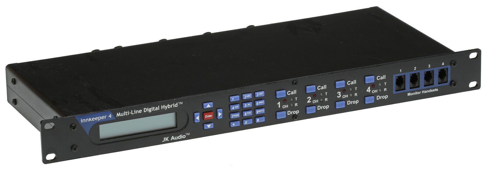 JK Audio Innkeeper 4 Line Broadcast Digital Hybrid Phone Audio Console Interface-www.prostudioconnection.com