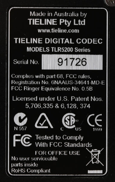 Tieline TLR5200 Genie 24Bit 96KHz Redundant STL Audio Over IP Internet Codec-www.prostudioconnection.com
