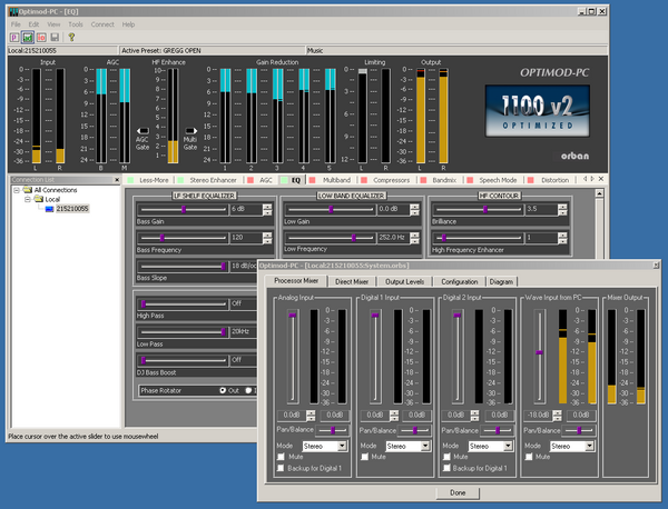 Orban Optimod PC1100 v2 5-Band On-Air DAB Streaming Audio Processing +25Pin DSub-www.prostudioconnection.com