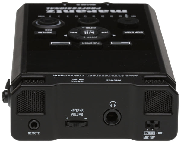 Marantz PMD661 MKIII Solid State SD Card Field Recorder Balanced XLR SPDIF Input [Used]-www.prostudioconnection.com