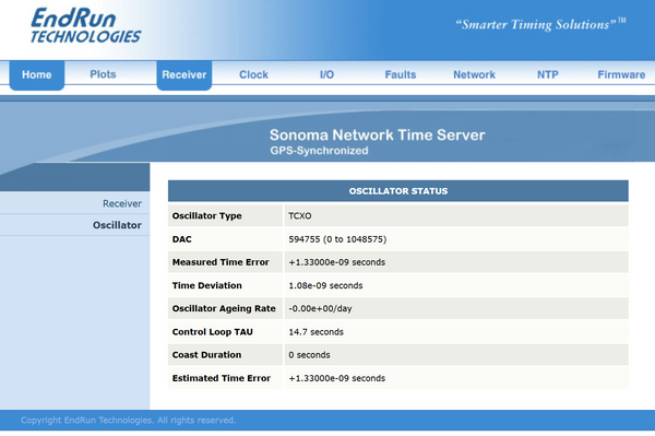 Endrun Technologies Sonoma D12 GPS TCXO NTP Network Time Server with HTTP-www.prostudioconnection.com