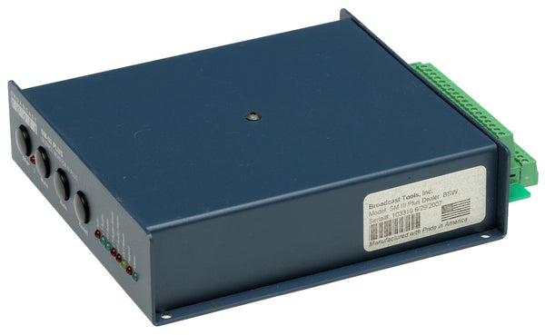 Broadcast Tools SM-III Silence Monitor III Plus Audio Loss Failover Alarm Relay-www.prostudioconnection.com