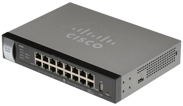 Cisco RV-325 RV325 14 Port Gigabit Wired OpenVPN VPN Firewall Router Rackmounted-www.prostudioconnection.com