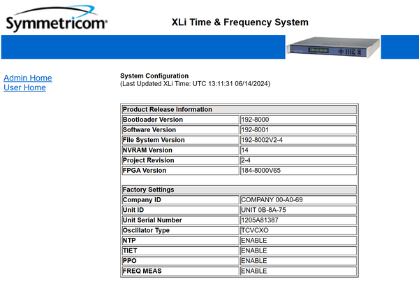 Symmetricom XLi UPGRADED Furuno GPS 10MHz TCXO Oscillator NTP Server w/ PPO TIET-www.prostudioconnection.com