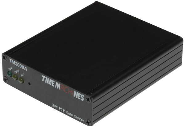 TimeMachines TM2000A GPS OCXO Disciplined PTP NTP Network Time Server w/ Antenna-www.prostudioconnection.com