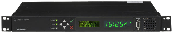 Spectracom SecureSync 013 OCXO NTP Network Time Server GPS 10MHz Oscillator [Used]-www.prostudioconnection.com