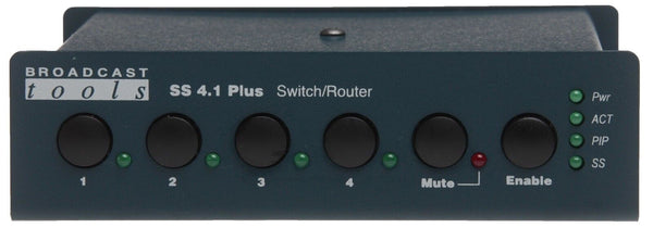 Broadcast Tools SS4.1 Plus Broadcast Automation Audio Switcher & Silence Sensor-www.prostudioconnection.com