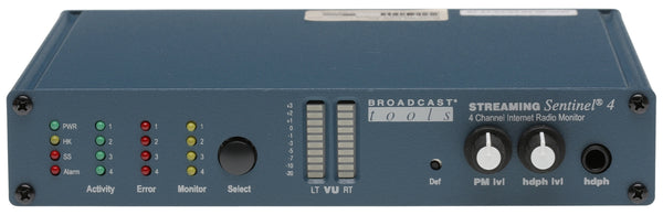 Broadcast Tools Streaming Sentinel 4 Signal Monitor Silence Sensor Failover-www.prostudioconnection.com