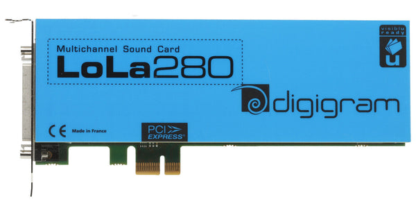 Digigram LoLa280 Logging Skimmer 8 Channel HD Audio Recording PCIe x1 LP Card [Refurbished]-www.prostudioconnection.com