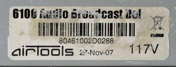 Symetrix Airtools 6100 AES Digital Audio Broadcast Profanity Delay DUMP Button-www.prostudioconnection.com