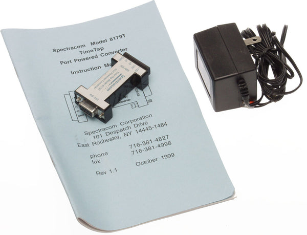 Spectracom 8179T TimeTap RS-485 to RS-232 Serial Timecode Format Converter NEW-www.prostudioconnection.com