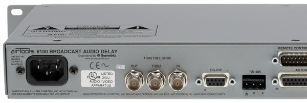 Symetrix Airtools 6100 AES Digital Audio Broadcast Profanity Delay DUMP Button-www.prostudioconnection.com