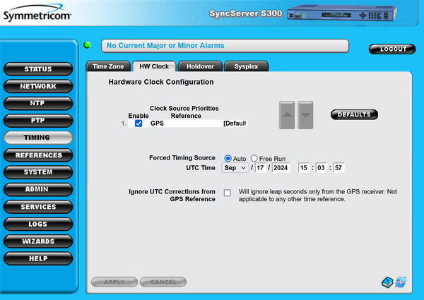 Symmetricom SyncServer PTP S300 UPGRADED GPS IEEE-1588 NTP Network Time Server-www.prostudioconnection.com